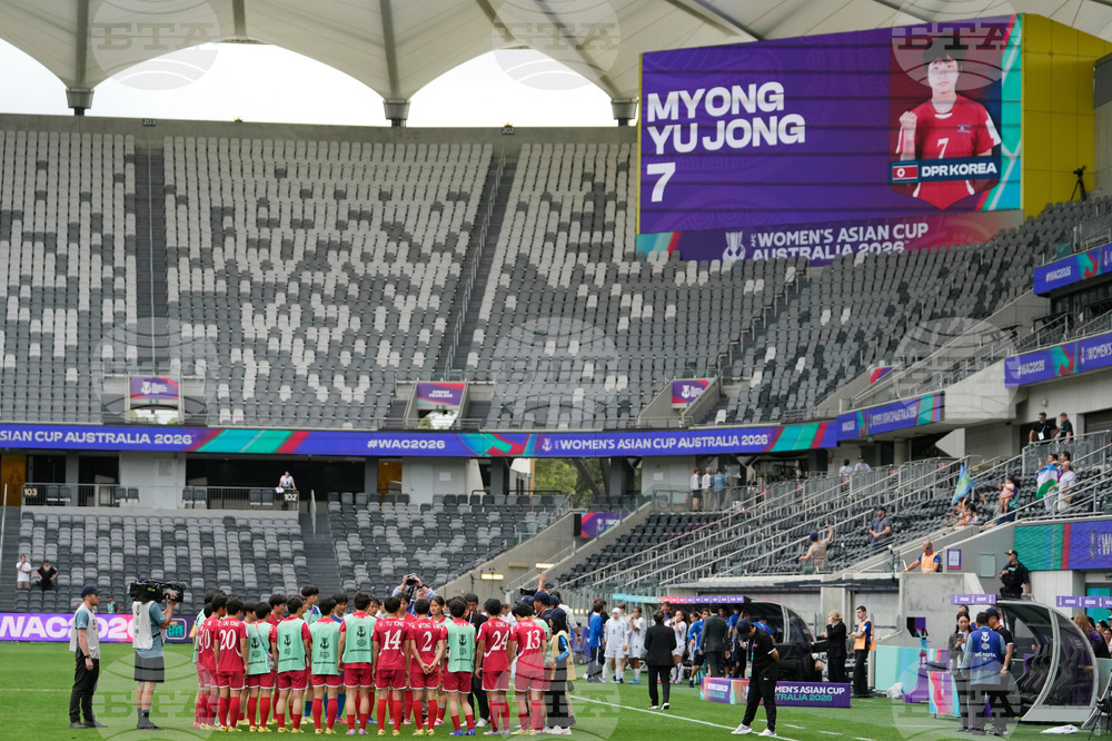 Women's Asia Cup Soccer North Korea Uzbekistan