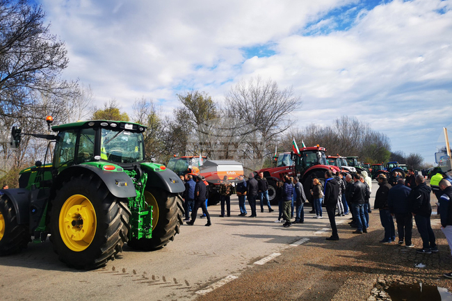 Видин - протест - земеделци