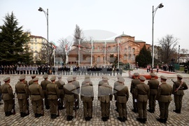 Издигане на националното знаме на България - церемония