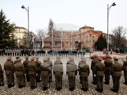 Издигане на националното знаме на България - церемония