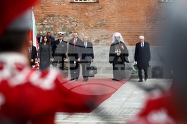Издигане на националното знаме на България - церемония