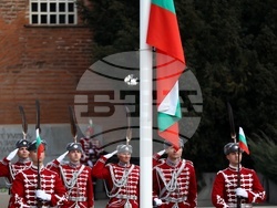 Издигане на националното знаме на България - церемония