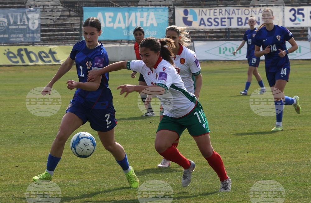 Футбол - жени - Европейска квалификация - България - Хърватия