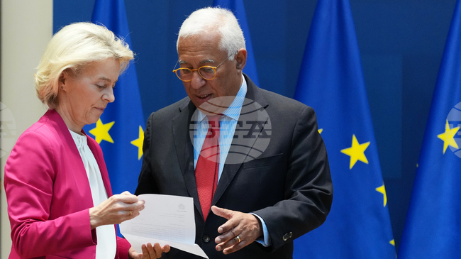 Антонио Коща и Фон дер Лайен ще разговарят с лидери от Близкия изток в понеделник, съобщи говорител на Коща