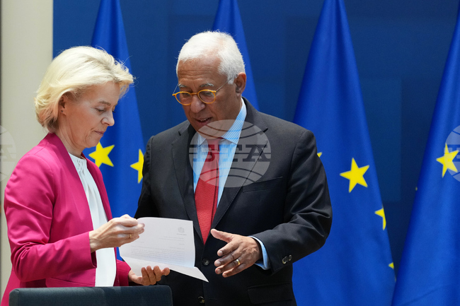 Антонио Коща и Фон дер Лайен ще разговарят с лидери от Близкия изток в понеделник, съобщи говорител на Коща