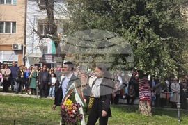 Петрич - отбелязване на националния празник на Република България Трети март