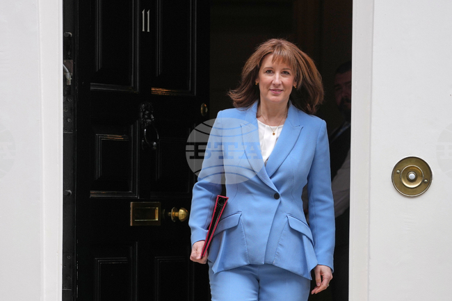 APTOPIX Britain Economy