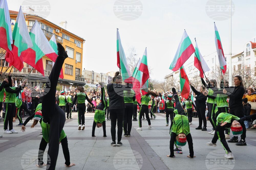 Бургас - Трети март - „В чест на героите“ - шествие
