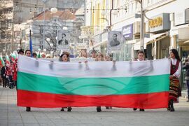 Бургас - Трети март - „В чест на героите“ - шествие