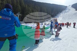 Банско - Трети март - честване - ски писти