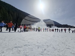 Банско - Трети март - честване - ски писти
