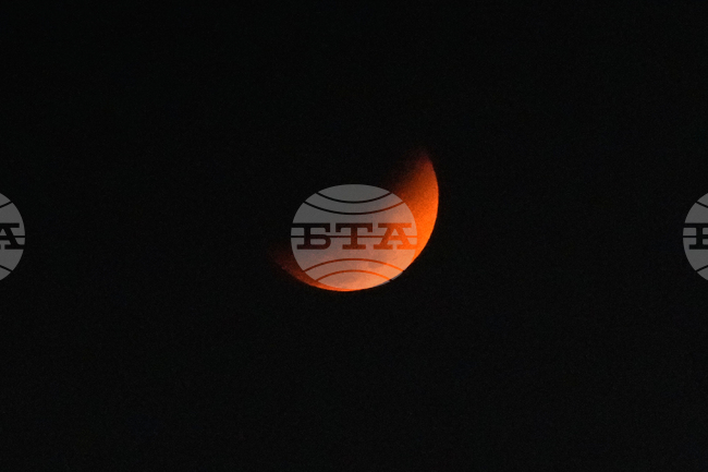 India Blood Moon Eclipse