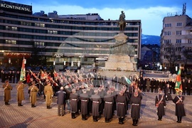 Тържествена заря-проверка по случай 3 март