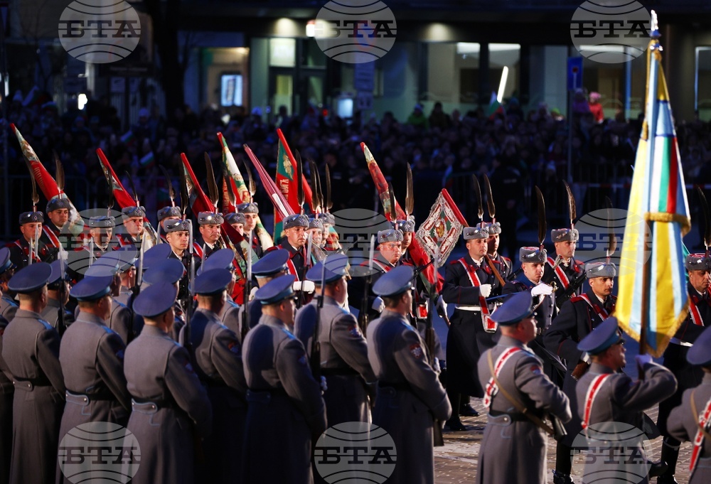 Тържествена заря-проверка по случай 3 март