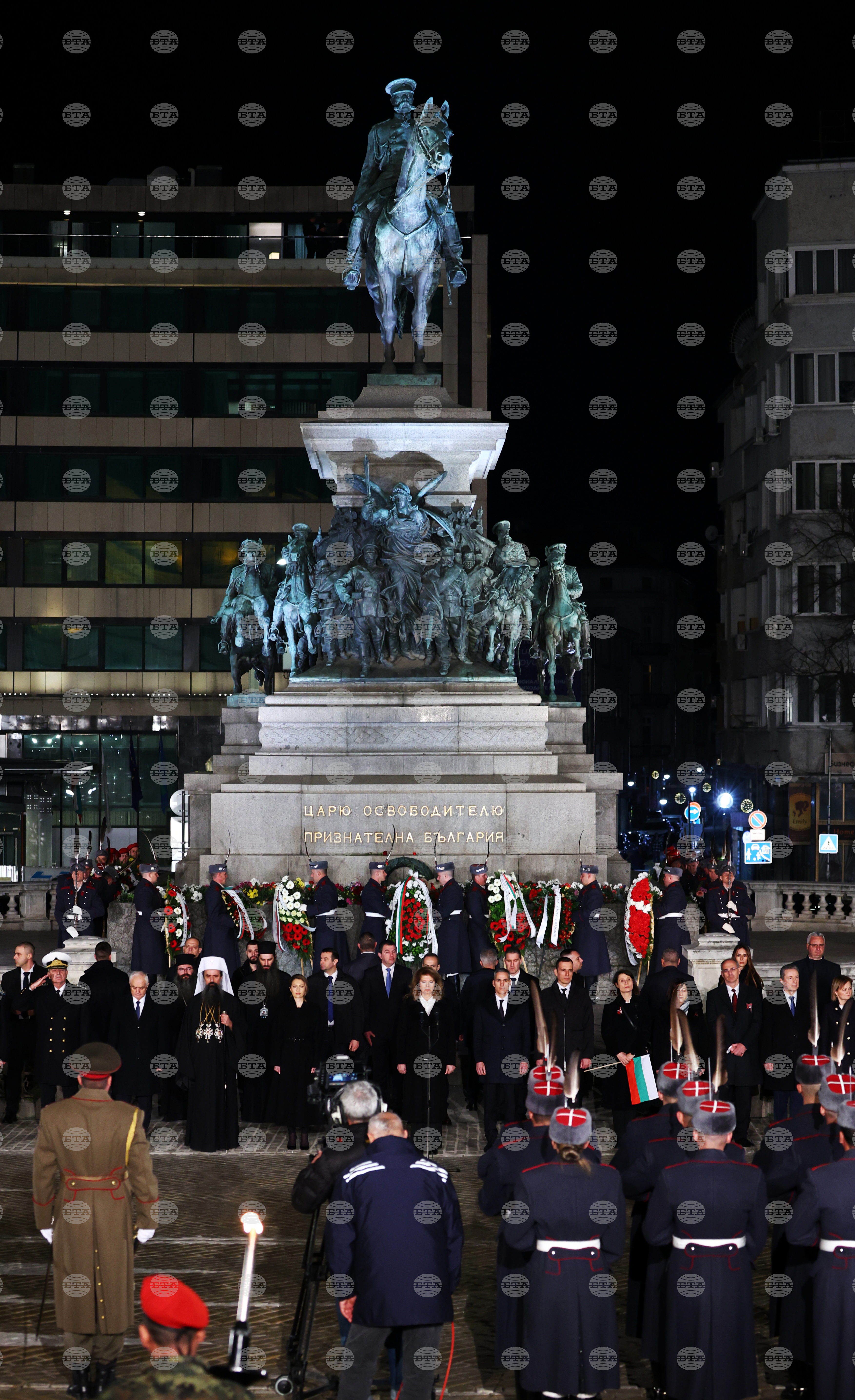 Тържествена заря-проверка по случай 3 март