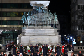 Тържествена заря-проверка по случай 3 март