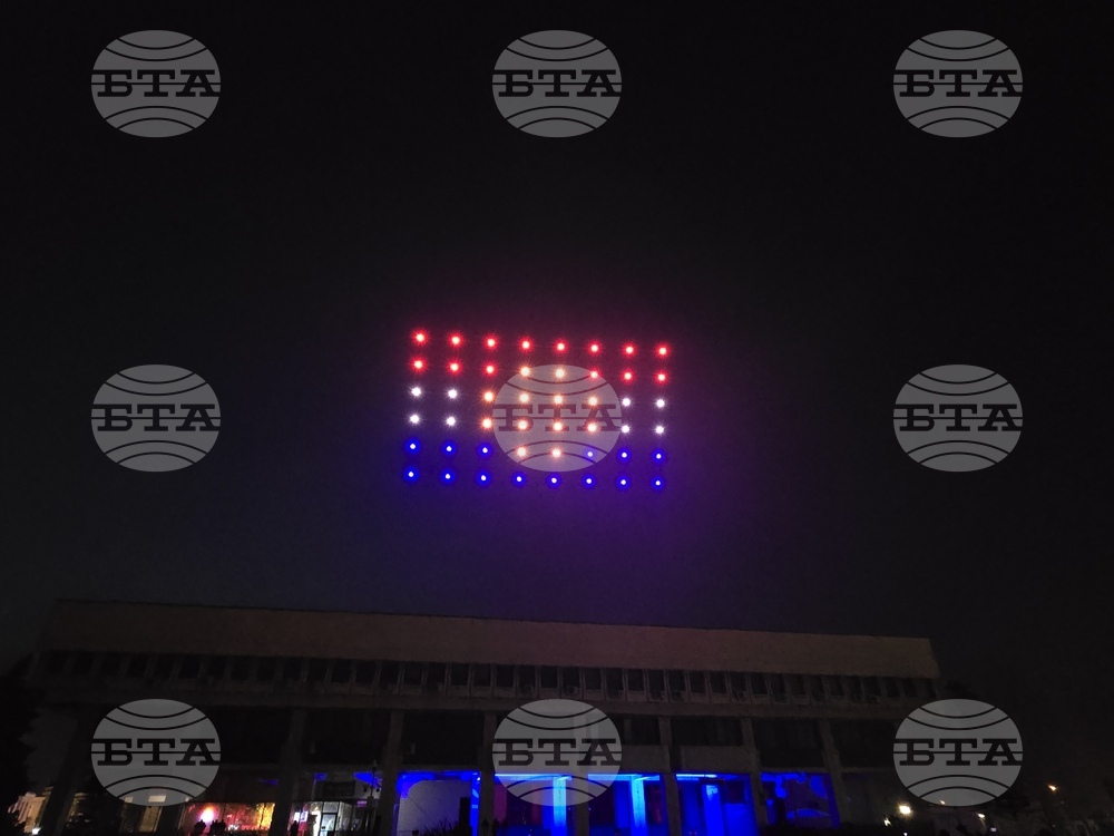 Видин - национален празник - 3D-мапинг - светлинно шоу