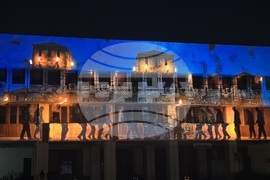 Видин - национален празник - 3D-мапинг - светлинно шоу