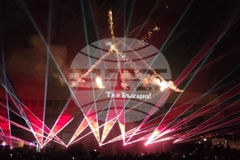 Видин - национален празник - 3D-мапинг - светлинно шоу