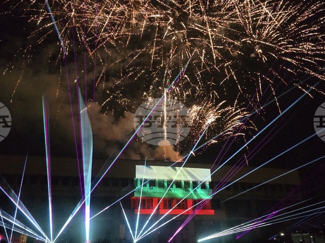 Видин - национален празник - 3D-мапинг - светлинно шоу