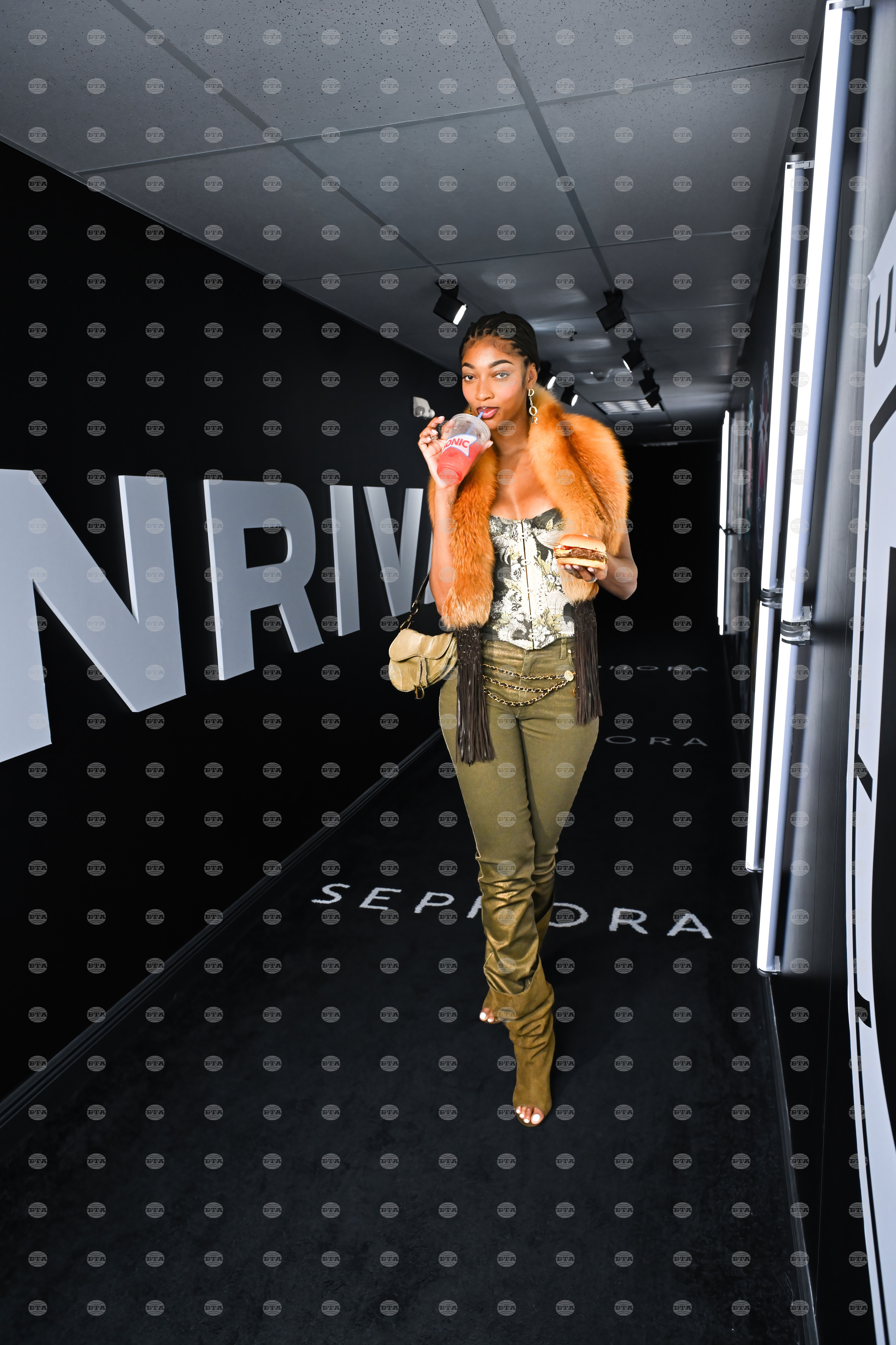 Angel Reese Steps Up her Pre-Game Ritual with a SONIC Smasher