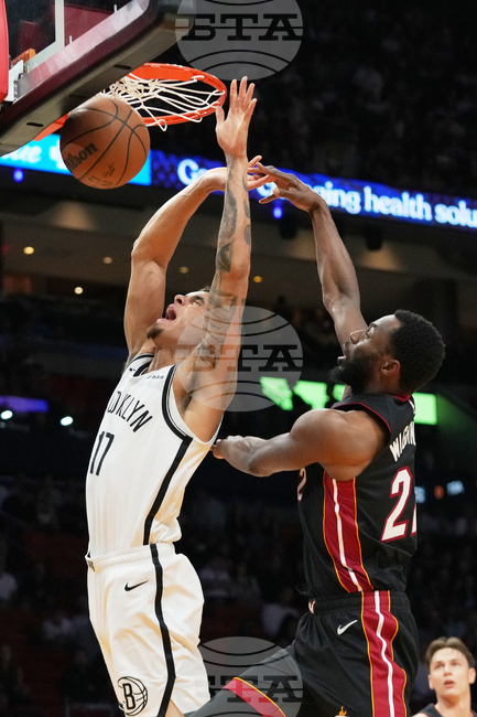 Nets Heat Basketball