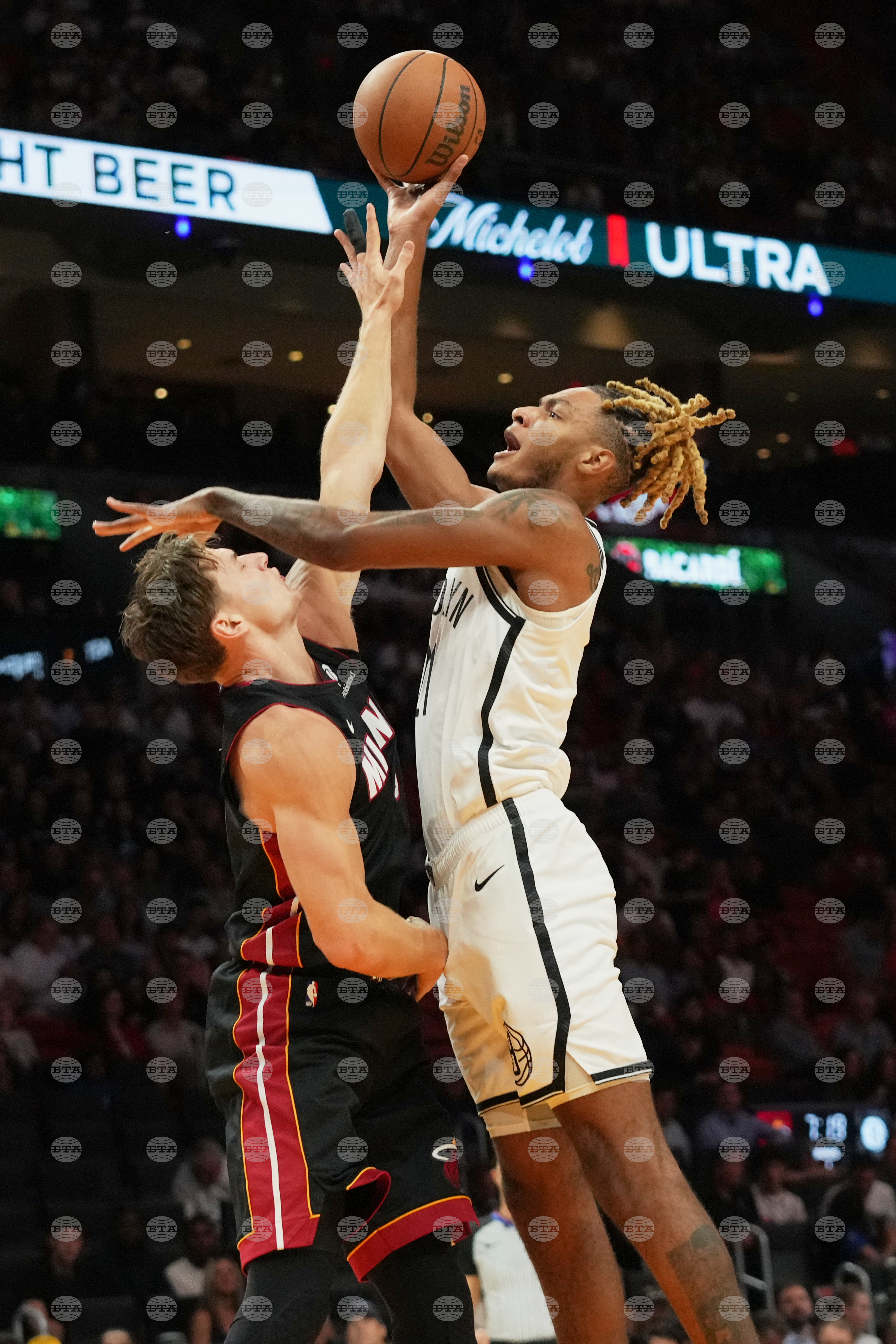 Nets Heat Basketball