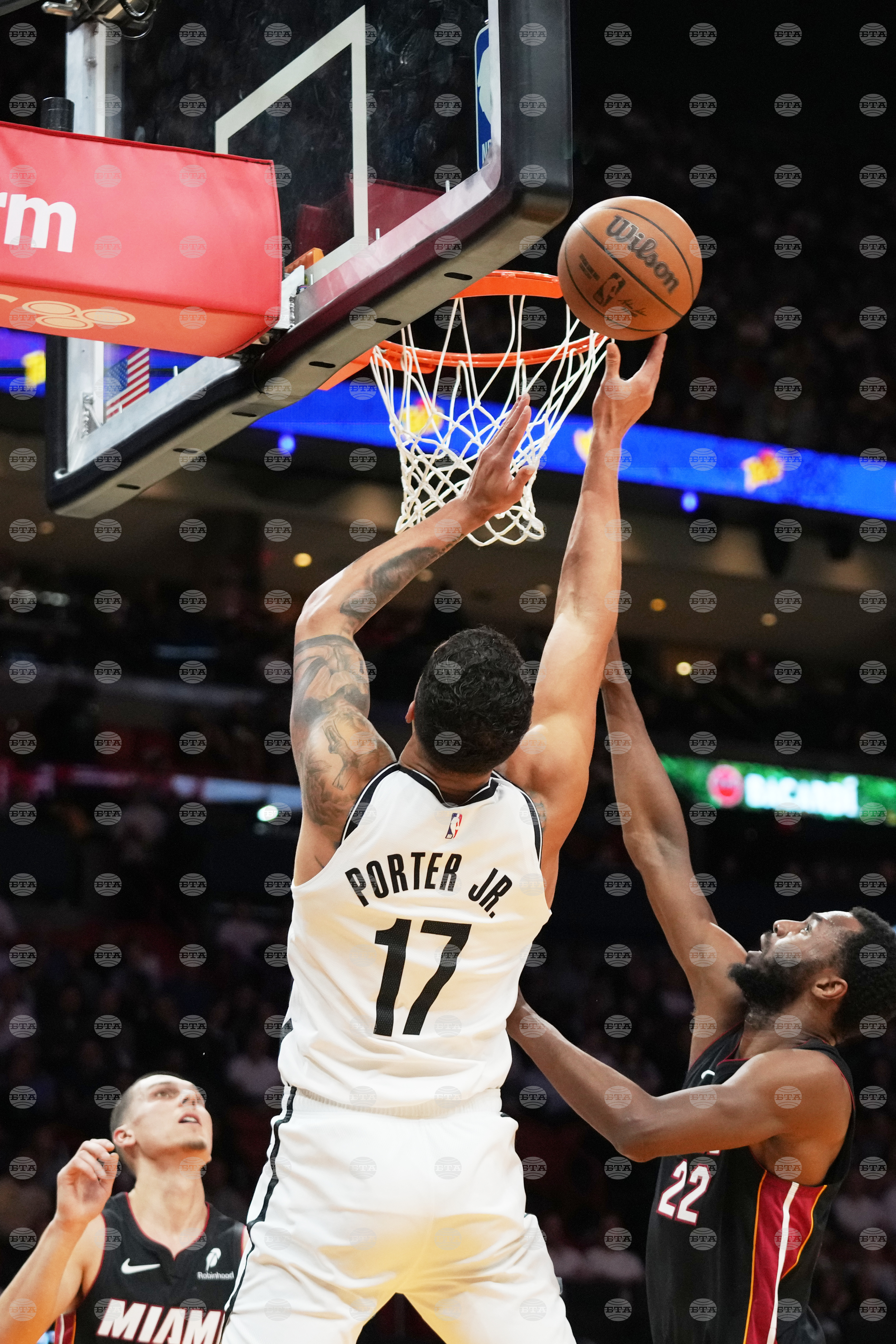 Nets Heat Basketball