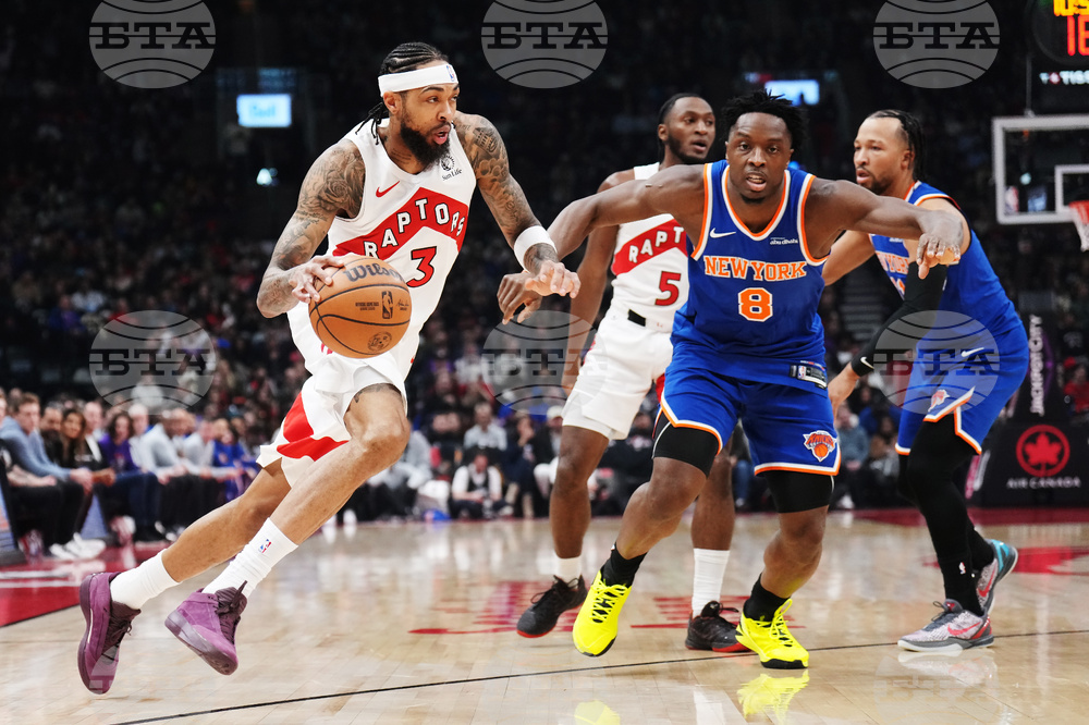 Knicks Raptors Basketball