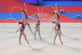 Художествена гимнастика - Световна купа - ансамбъл България 