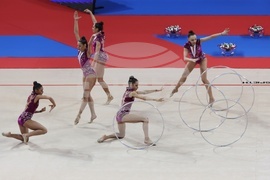 Художествена гимнастика - Световна купа - ансамбъл България 