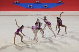 Художествена гимнастика - Световна купа - ансамбъл България 