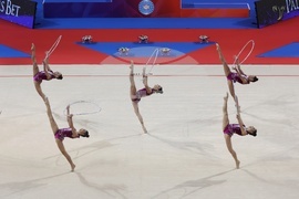 Художествена гимнастика - Световна купа - ансамбъл България 