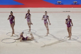 Художествена гимнастика - Световна купа - ансамбъл България 