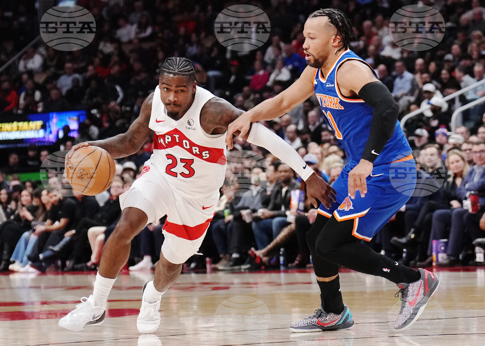 Knicks Raptors Basketball