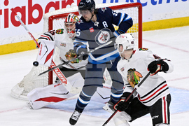 Blackhawks Jets Hockey