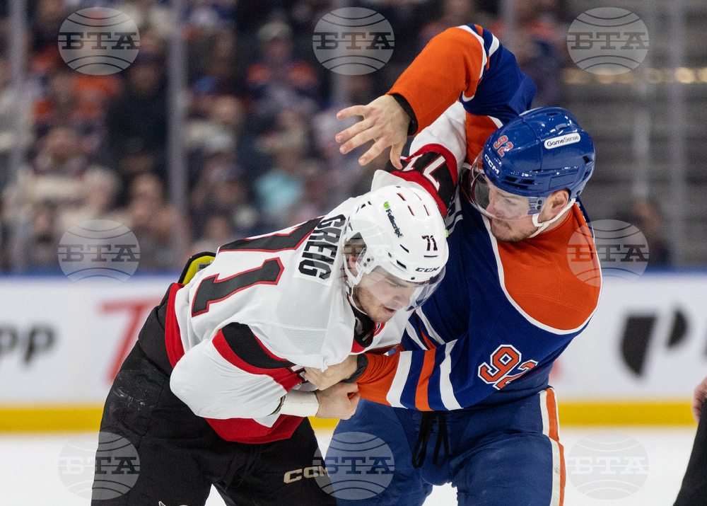 Senators Oilers Hockey