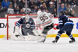 Blackhawks Jets Hockey