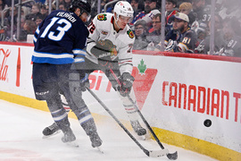 Blackhawks Jets Hockey