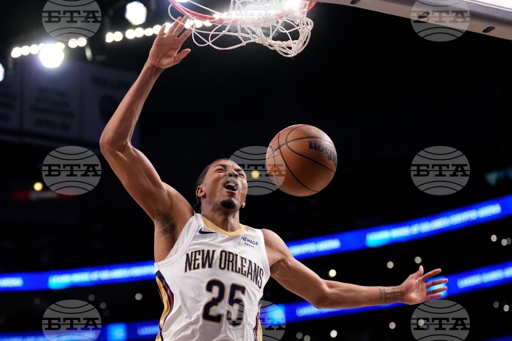 Pelicans Lakers Basketball