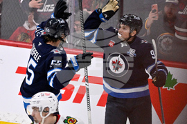 Blackhawks Jets Hockey