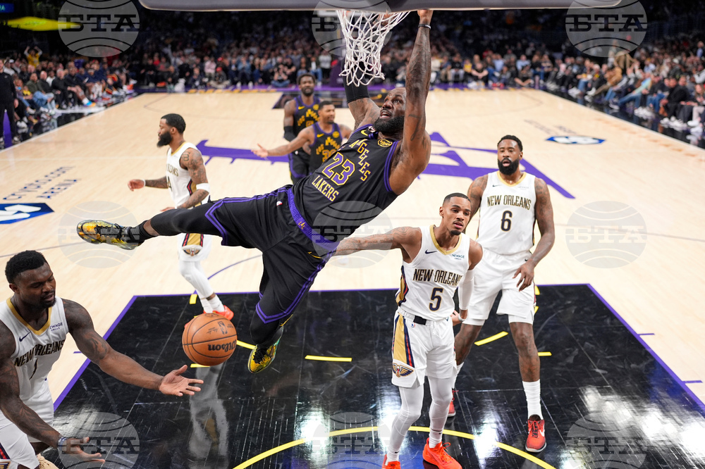 Pelicans Lakers Basketball