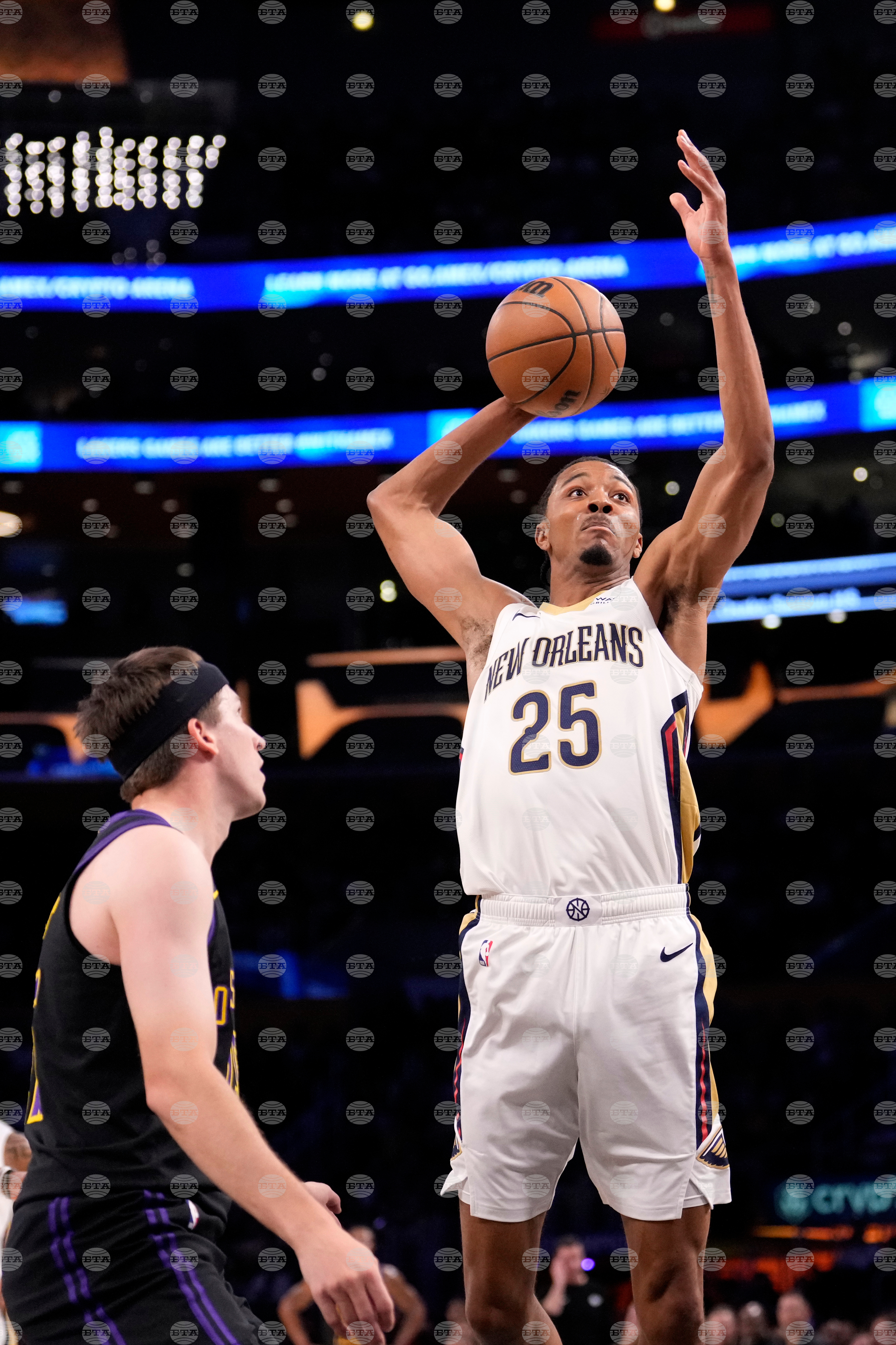 Pelicans Lakers Basketball