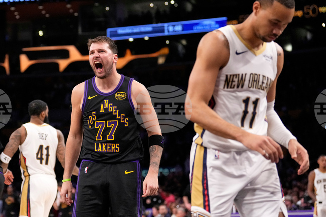 Лос Анджелис Лейкърс надделя над Ню Орлиънс за трети пореден успех в НБА