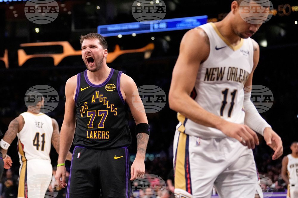 Pelicans Lakers Basketball