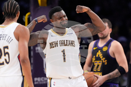 Pelicans Lakers Basketball