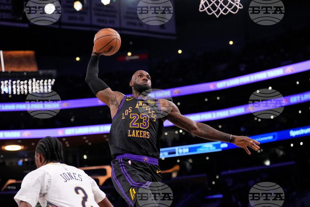 Pelicans Lakers Basketball