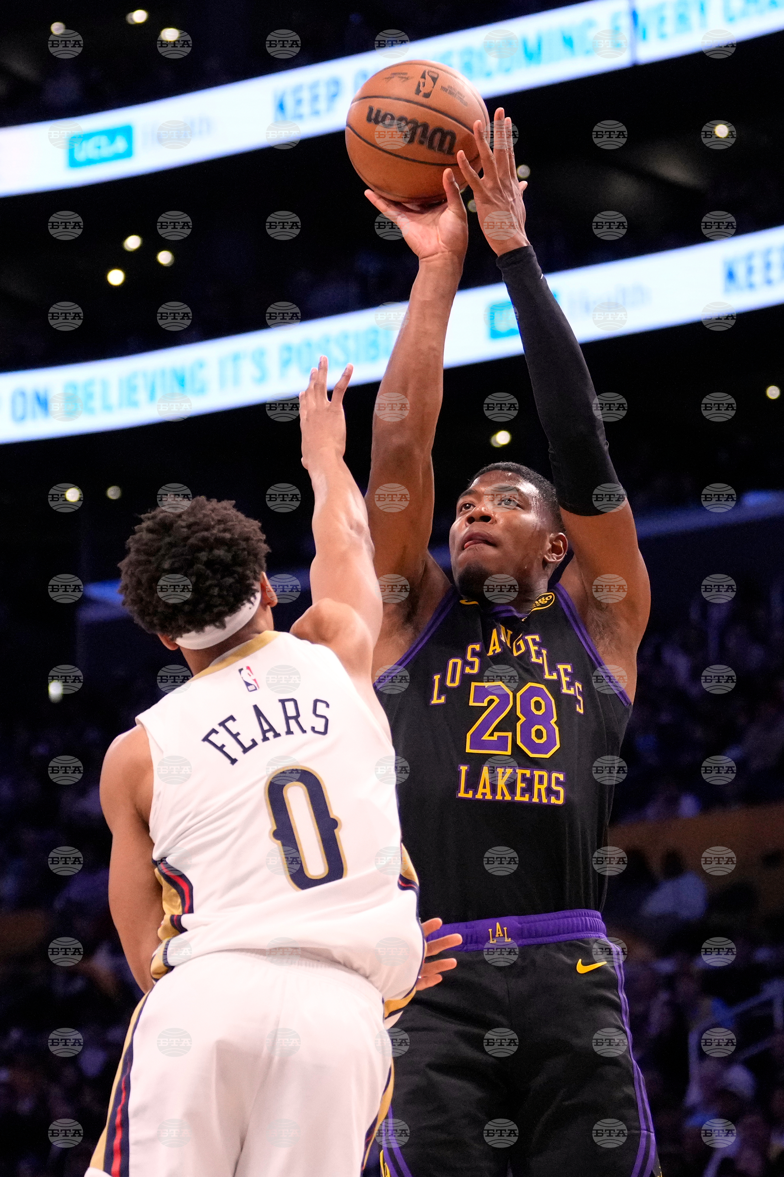 Pelicans Lakers Basketball