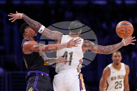 Pelicans Lakers Basketball