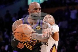 Pelicans Lakers Basketball